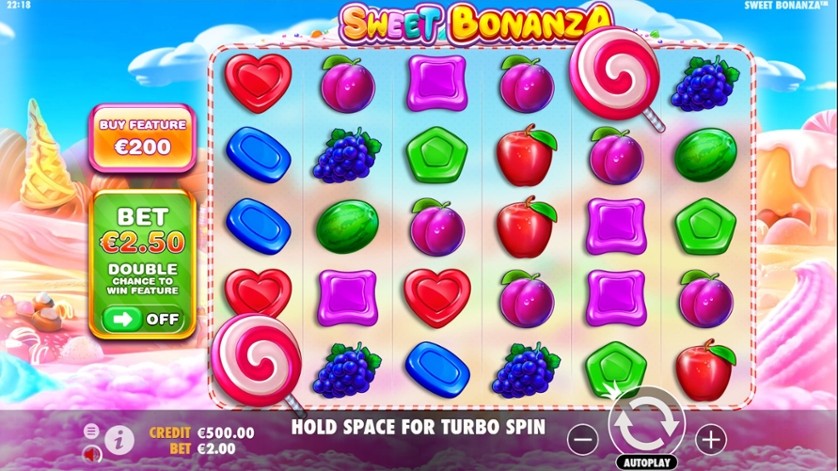 Тематика и дизайн игры "Sweet Bonanza"